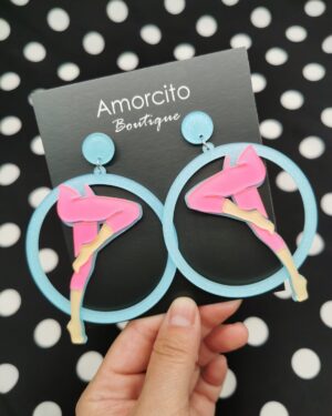 80s Aerobics Hoop Earrings