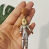 Handmade Barbie Doll Earrings - Astronaut - Image 4