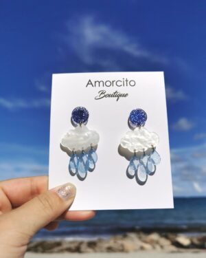 Cloud and Rain Earrings