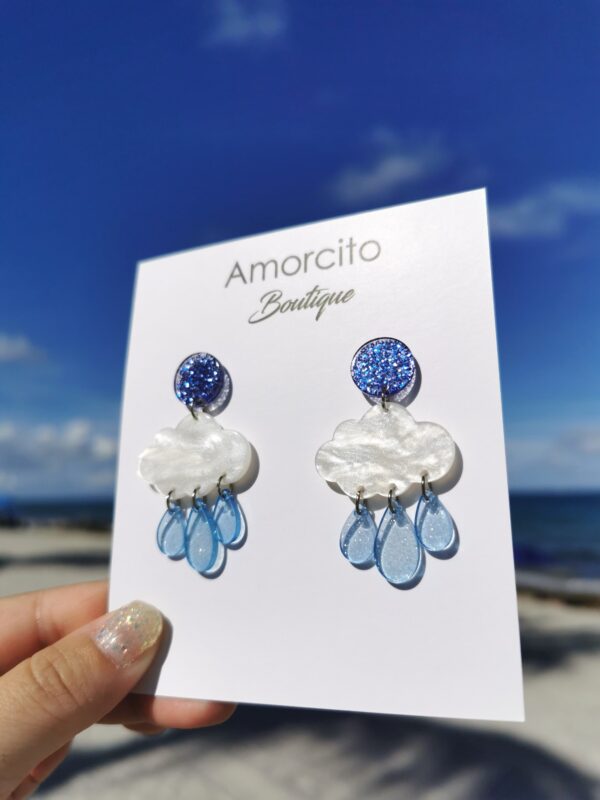 Cloud and Rain Earrings - Image 3