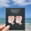 Girl Statement Stud Earrings - Image 5