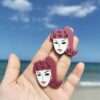 Girl Statement Stud Earrings - Image 7