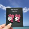 Girl Statement Stud Earrings - Image 3