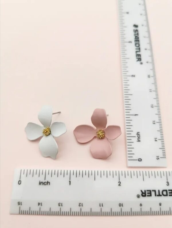 Flower Stud Earrings - Image 8