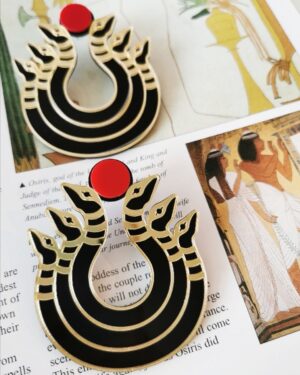 Egyptian Element Stud Earrings - Cobra