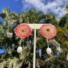 Handmade Real Flower Earrings - Rose - Image 3