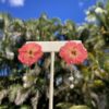 Handmade Real Flower Earrings - Rose - Image 4