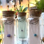 Handmade S925 Necklace - Necklace + Bottle Set/Gemstones