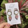 Strawberry Hoop Earrings - Image 6