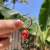 Strawberry Hoop Earrings - Image 5