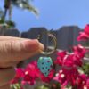 Strawberry Hoop Earrings - Image 3