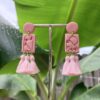 Handmade Polymer Clay Tassel Earring - Tropical Moon/Sunset/Arch/Dusty Pink