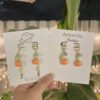 Handmade Polymer Clay Earrings - Florida Orange - Image 6
