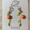 Handmade Polymer Clay Earrings - Florida Orange - Image 3