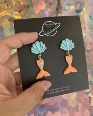 Handmade Polymer Clay - Underwater World - Mermaid Tail