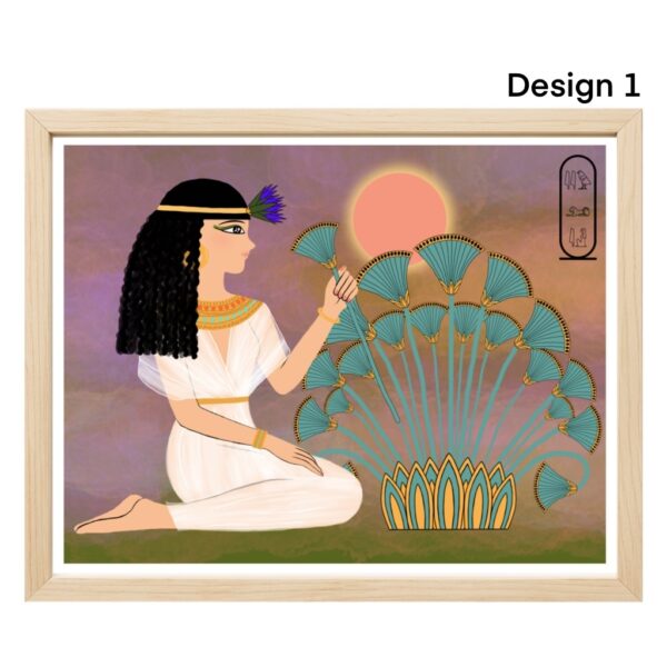 Original Art Print - Sunset and Papyrus - Image 2