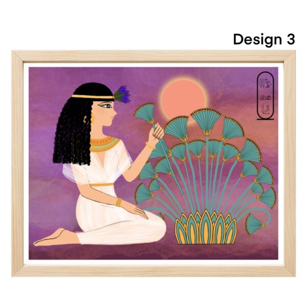 Original Art Print - Sunset and Papyrus - Image 4