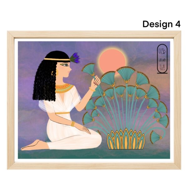 Original Art Print - Sunset and Papyrus - Image 5