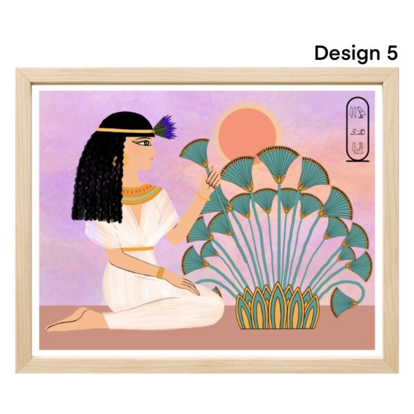 Original Art Print - Sunset and Papyrus - Image 6