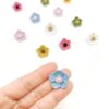 Matte Finish Plum Blossom Stud Earrings - Image 6
