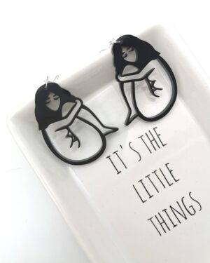 The Girl Acrylic Earrings