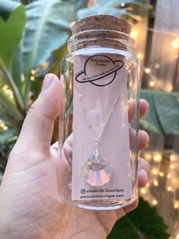 Handmade S925 Necklace - Necklace + Bottle Set / Crystal Collection - Image 6