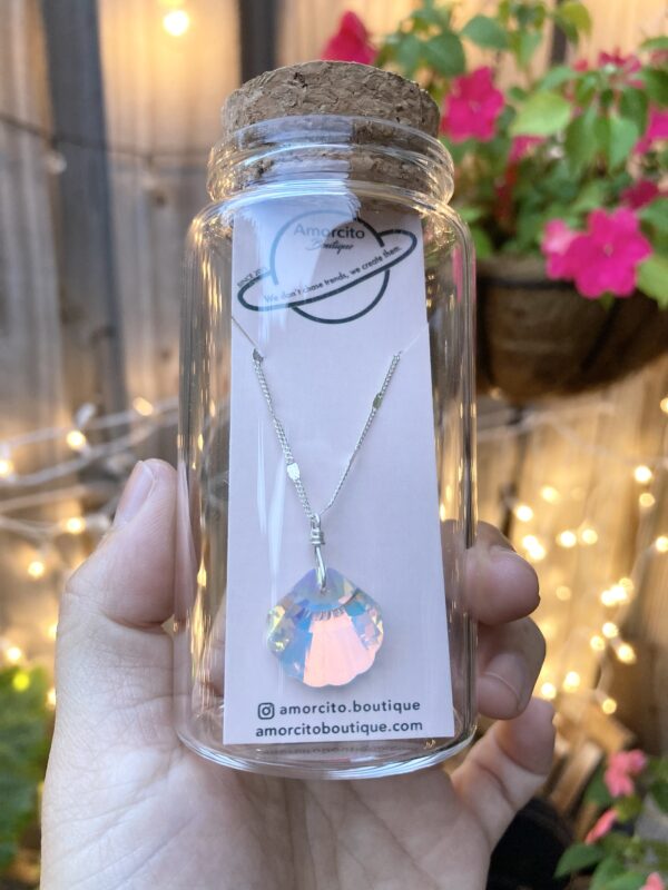 Handmade S925 Necklace - Necklace + Bottle Set / Crystal Collection - Image 4