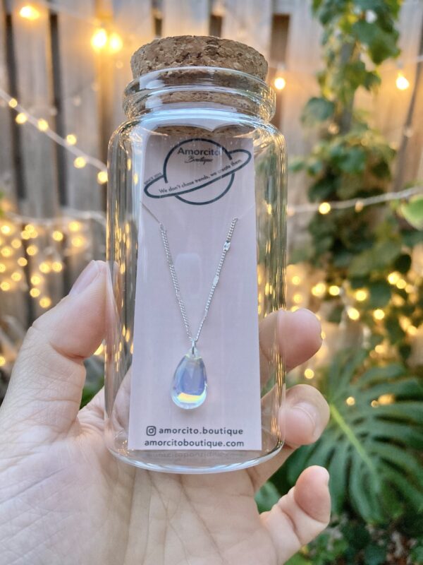 Handmade S925 Necklace - Necklace + Bottle Set / Crystal Collection - Image 3