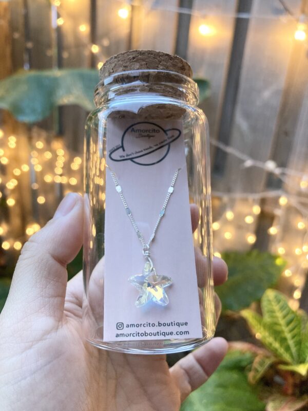 Handmade S925 Necklace - Necklace + Bottle Set / Crystal Collection - Image 2
