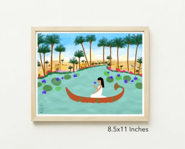 Original Art Print - A Boat Trip on the Nile River - Image 3