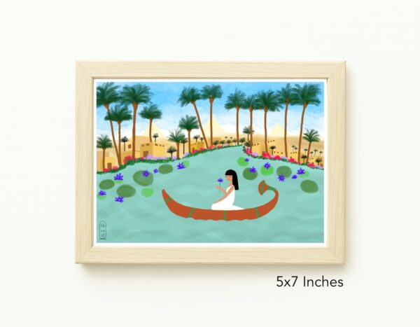 Original Art Print - A Boat Trip on the Nile River - Image 2