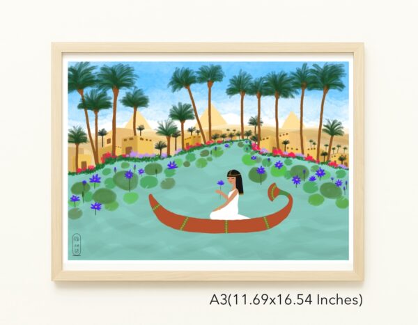Original Art Print - A Boat Trip on the Nile River - Image 4