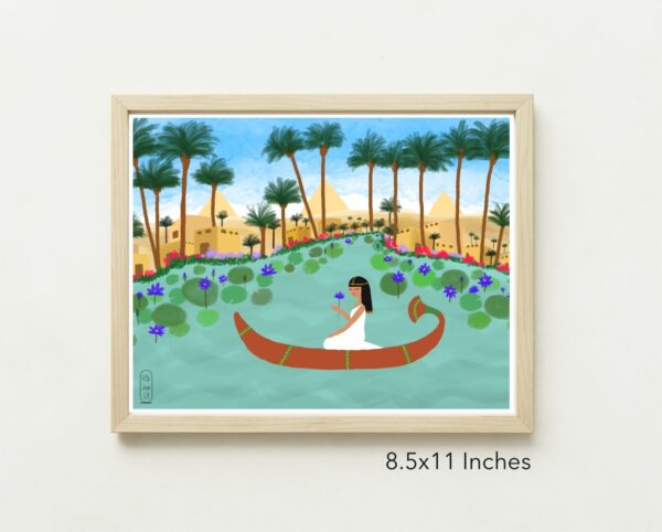 Original Art Print - A Boat Trip on the Nile River - Image 3