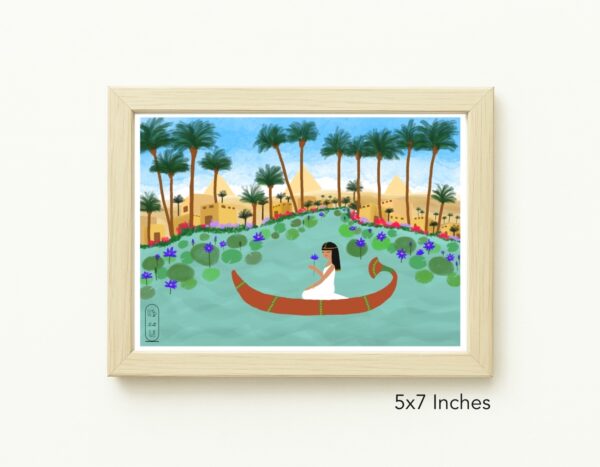 Original Art Print - A Boat Trip on the Nile River - Image 2