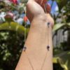 Boho Style Ultra Thin Necklace - Stainless Steel Necklace/Kyanite/Aquamarine/Turquoise/Rubellite/Amethyst - Image 9