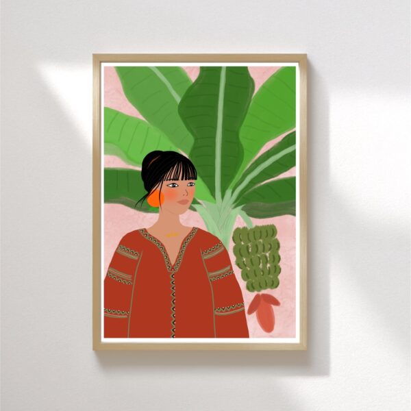 Original Art Print - The Banana Tree