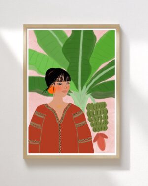 Original Art Print - The Banana Tree