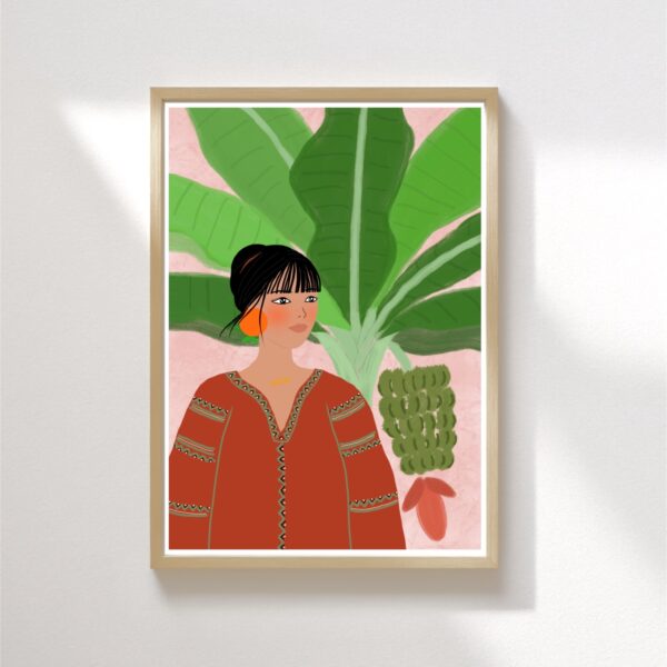 Original Art Print - The Banana Tree