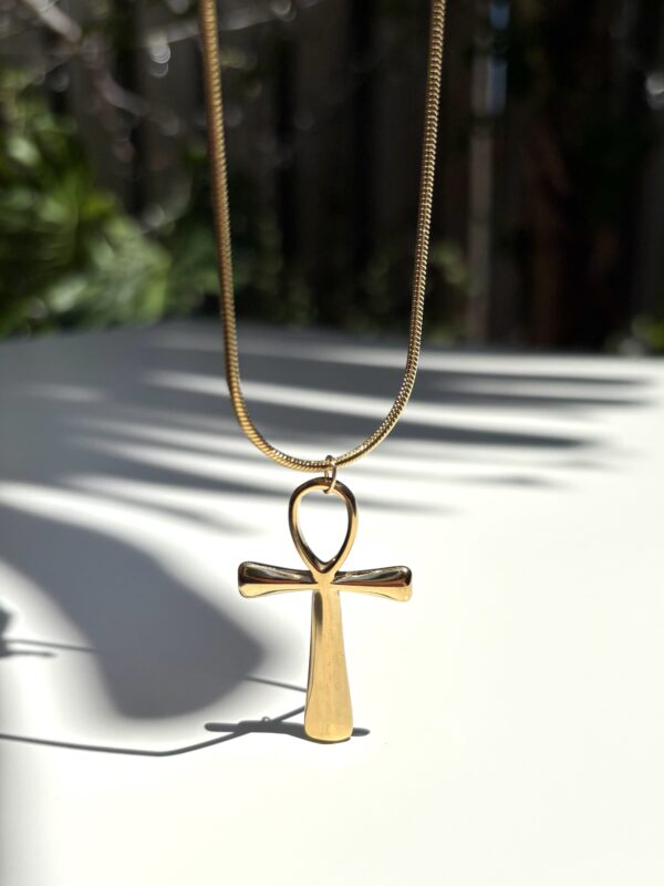 Boho/Egyptian Style Necklace - Ankh Cross/Necklace for Her and Him - Image 4