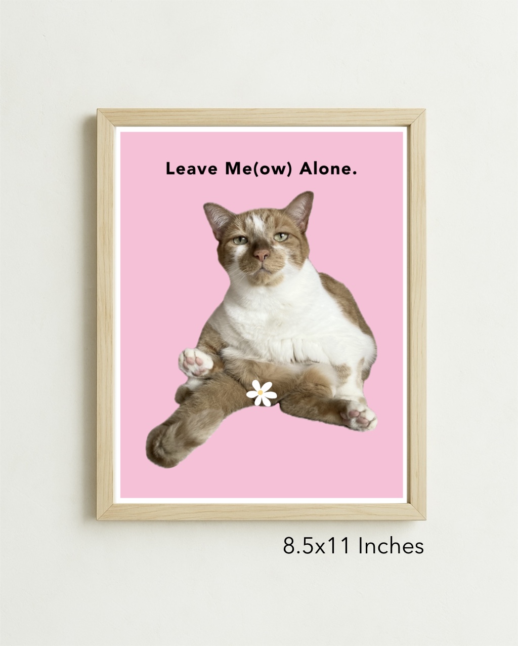 Original Art Print - Statement Car Art/ Leave Meow Alone - Image 3