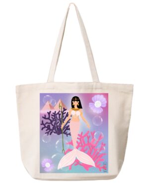 Canvas Bag - Egypt/Pastel Egyptian Mermaid