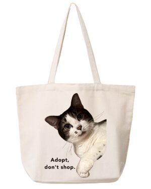 Canvas Bag - Funny Cats/Gougou